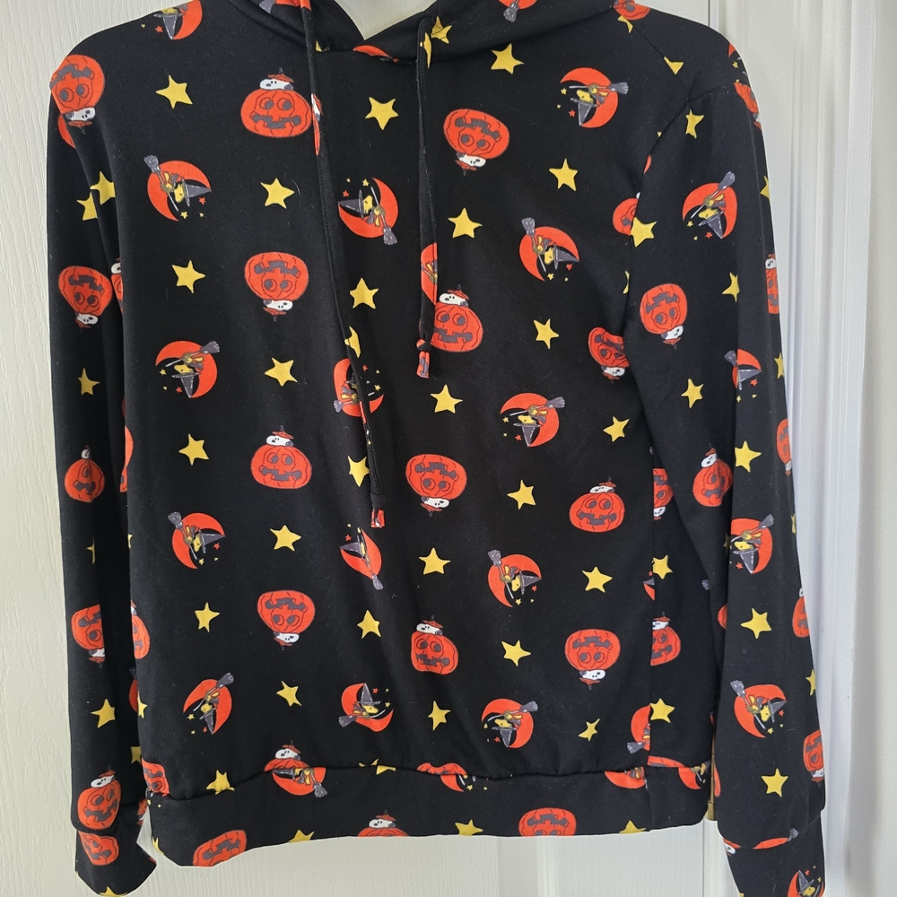 Peanuts Black Hoodie with Halloween Design - Picture 2 of 4